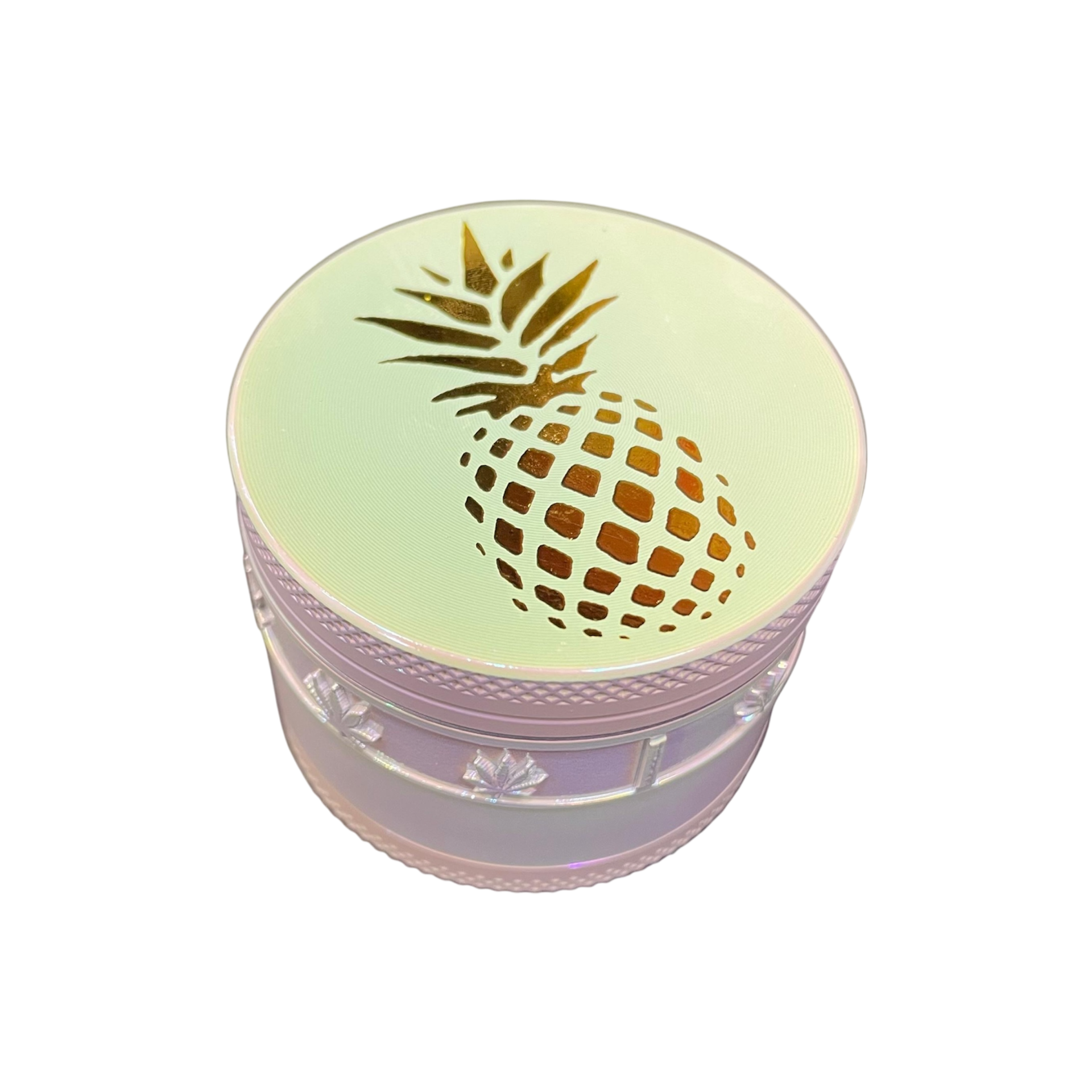 AL Tuff Shredder 50mm Iridescent 4pc Grinder / Pineapple